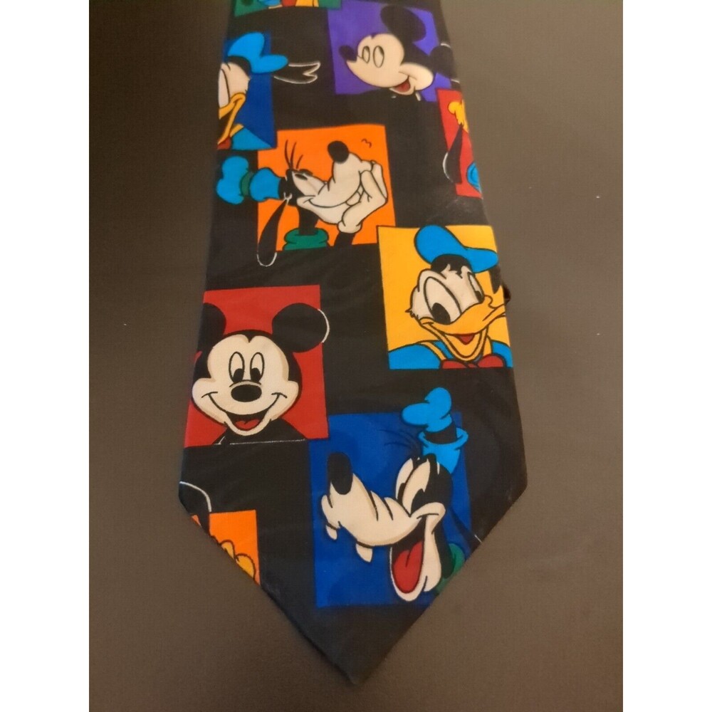 Mickey Unlimited Neck Tie Men's Disney Goofy Donald Pluto